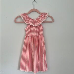 Super cute pink striped dress by Kelly’s Kids.